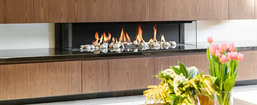 Double-height Fireplace Design Refurbishment in Stillwater, Minnesota